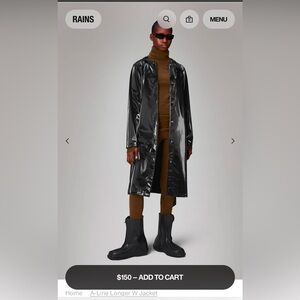 Rain Coat size Large